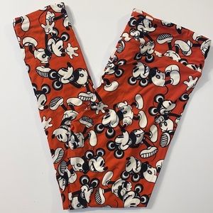 LuLaRoe Leggings. Disney. Mickey. TC. Size 12-18. NWT.